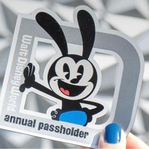 Disney100 Oswald the Lucky Rabbit Annual Passholder Magnet